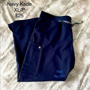 Figs Kade cargo scrub pants XL/P Navy